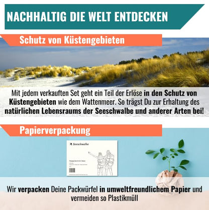 Packing Cubes mit Kompression in 6 verschiedenen Farben