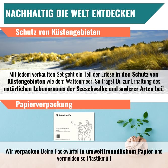 Packing Cubes mit Kompression in 6 verschiedenen Farben