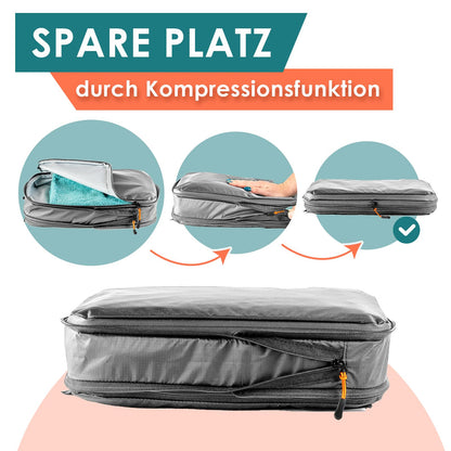 Packing Cubes mit Kompression in 6 verschiedenen Farben