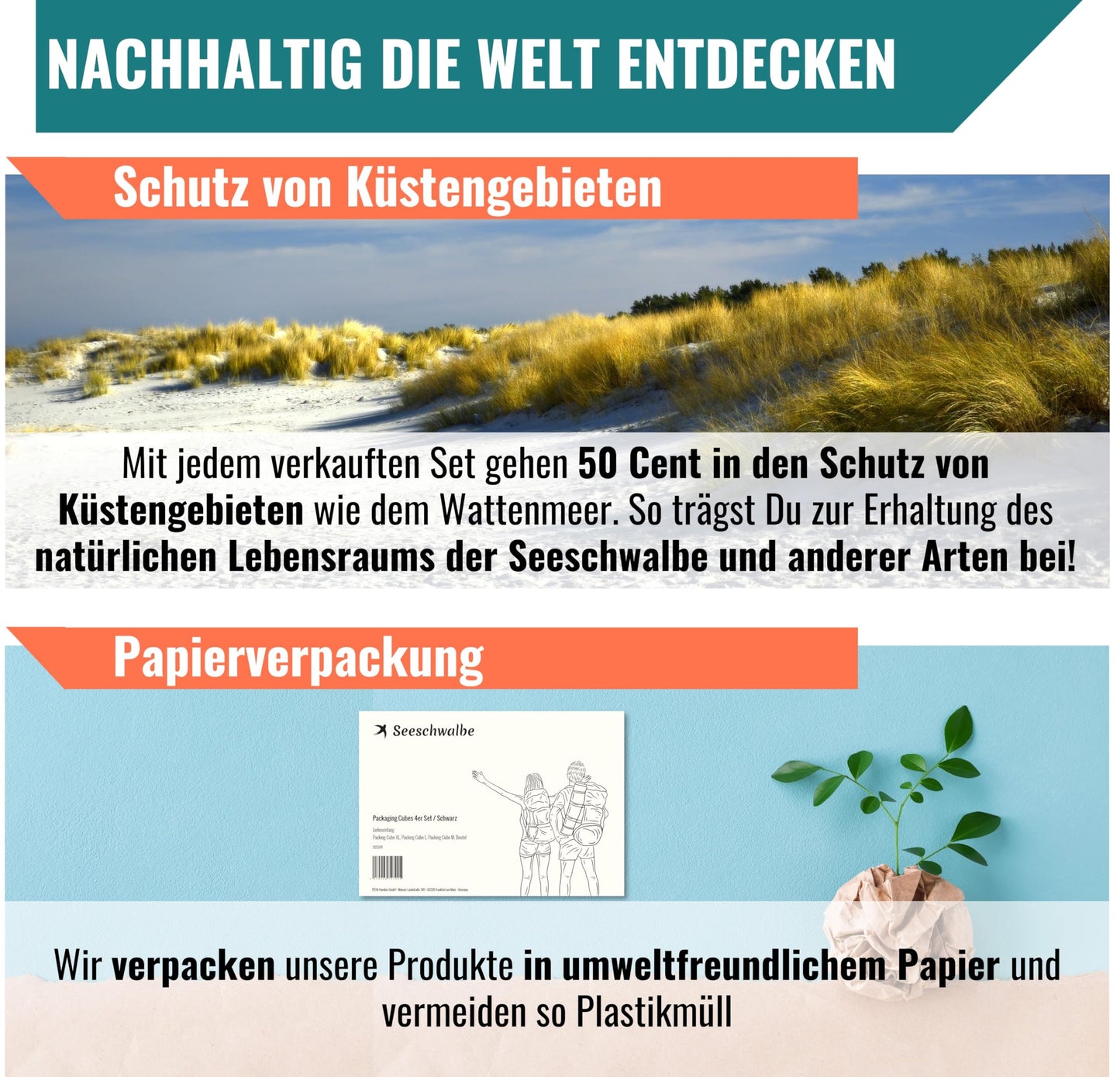 Packing Cubes mit Kompression in 6 verschiedenen Farben