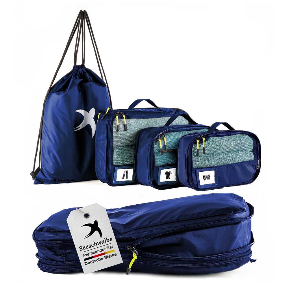 Packing Cubes mit Kompression in 6 verschiedenen Farben