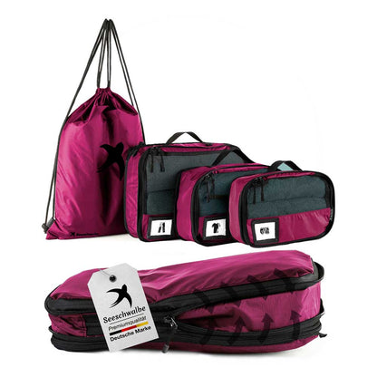 Packing Cubes mit Kompression in 6 verschiedenen Farben