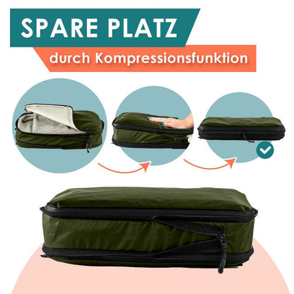 Packing Cubes mit Kompression in 6 verschiedenen Farben