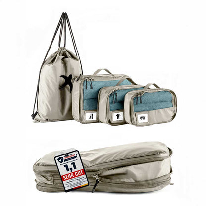 Packing Cubes mit Kompression in 6 verschiedenen Farben