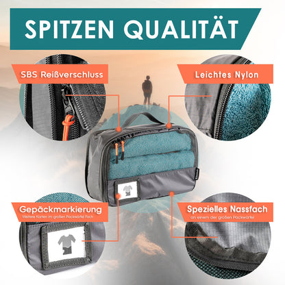 Packing Cubes mit Kompression in 6 verschiedenen Farben