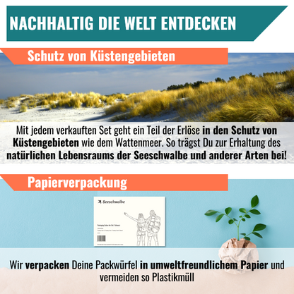 Packing Cubes mit Kompression in 6 verschiedenen Farben